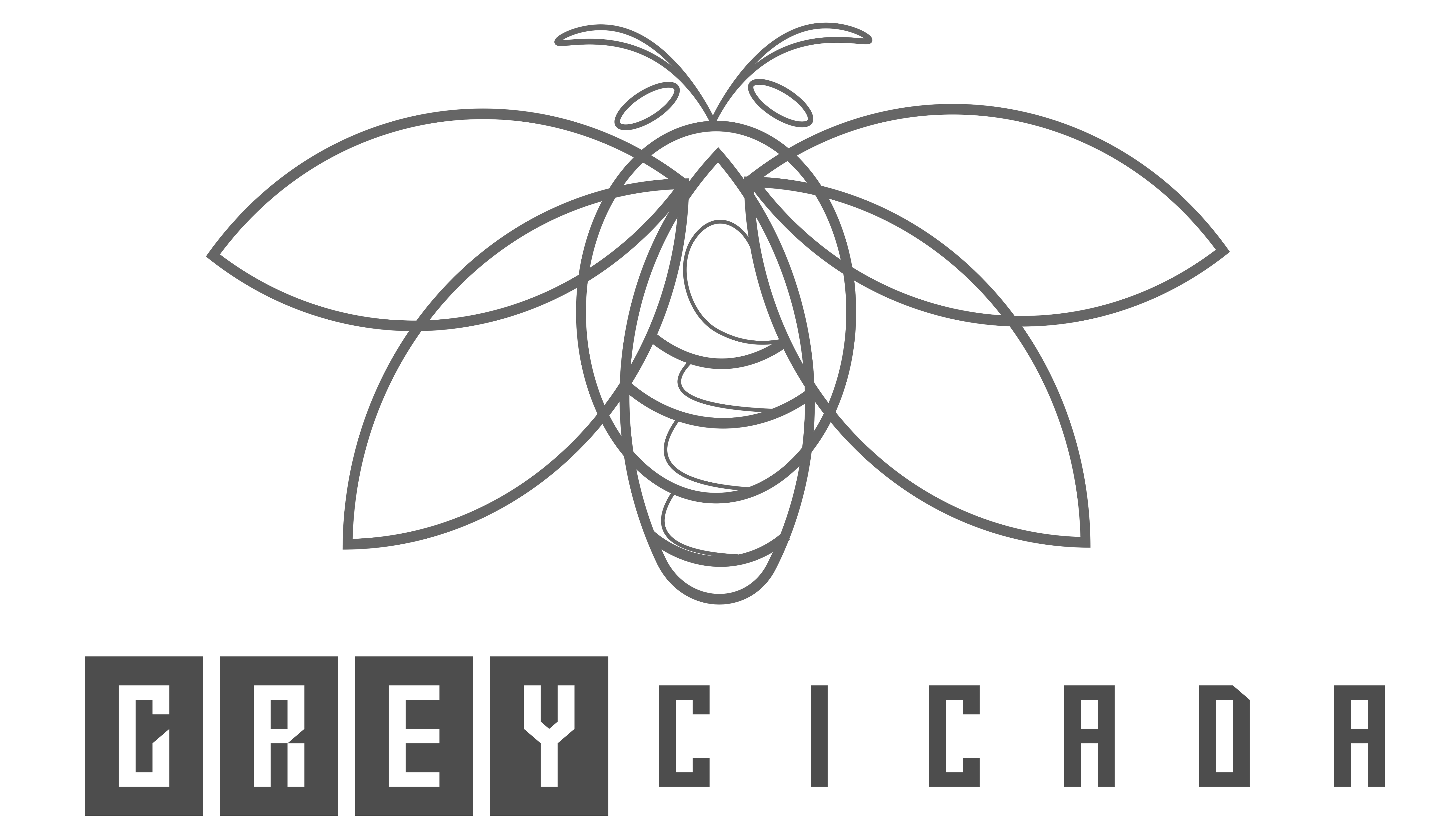 grey cicada logo