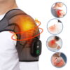 heated vibration therapy device for shoulders