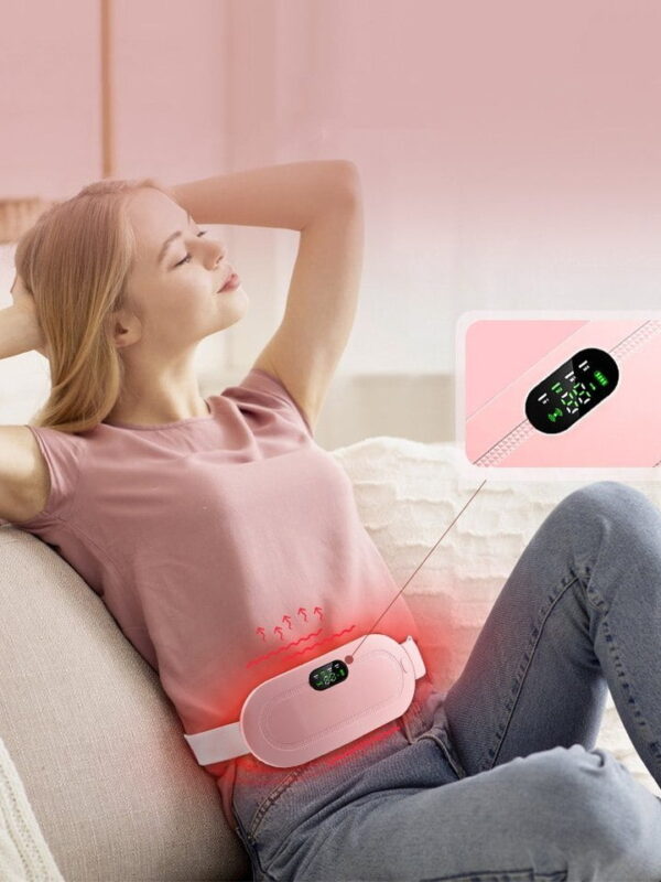 heated vibration therapy device for menstural cramps