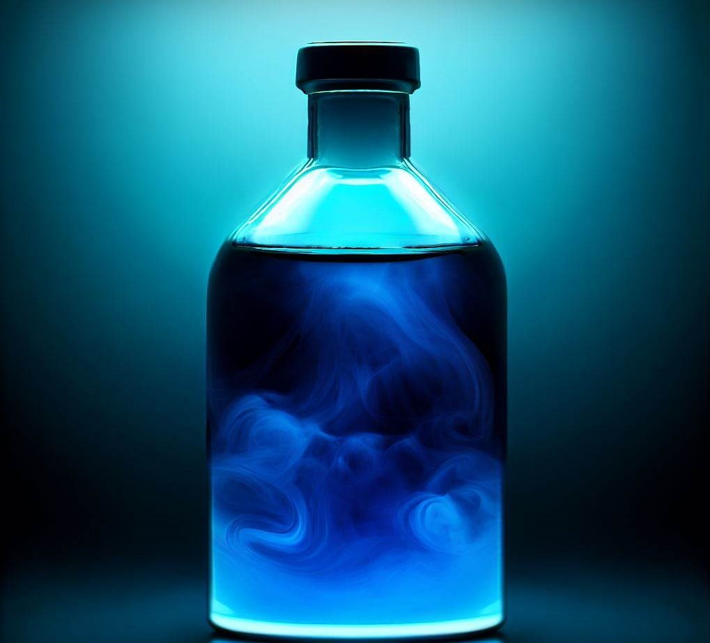 Bootle of Methylene Blue
