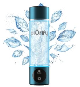 image of PIURIFY Turquoise Hydrogen Water Bottle | top 10 best hydrogen water bottles