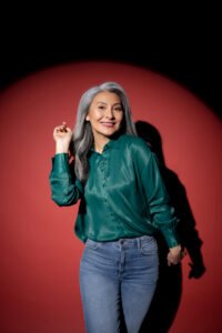 older youthful woman