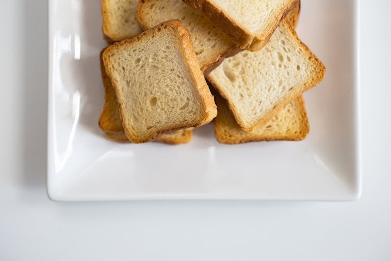 Plate of Sliced Breads ingredients that age skin