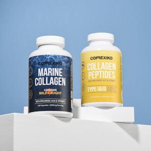 Collagen Supplements on Plastic Containers | anti-aging supplements