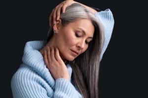 beautiful elderly woman with gray hair | Why This 1 Skincare Product Changed Everything for My Aging Skin