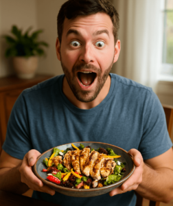 man holding a bowl of food | I Help People Lose Weight for a Living—These Are the Only Diets I Actually Recommend