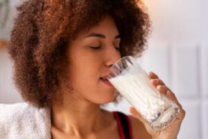 woman drinking kefir | Kefir's Gut Secret: What Happens to Your Body 30 Days After You Start Drinking It!