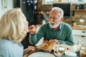 elderly couple enjoying lunch | Dementia-Proof Your Brain: 10 Foods That Guard Your Memory (Science Reveals All!)