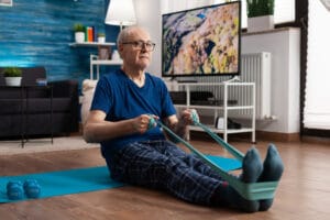 elderly man doing pilates | The Doctor’s Secret: I Was 67, in Pain, and Ready to Quit… Then I Found These 15 Light Exercises