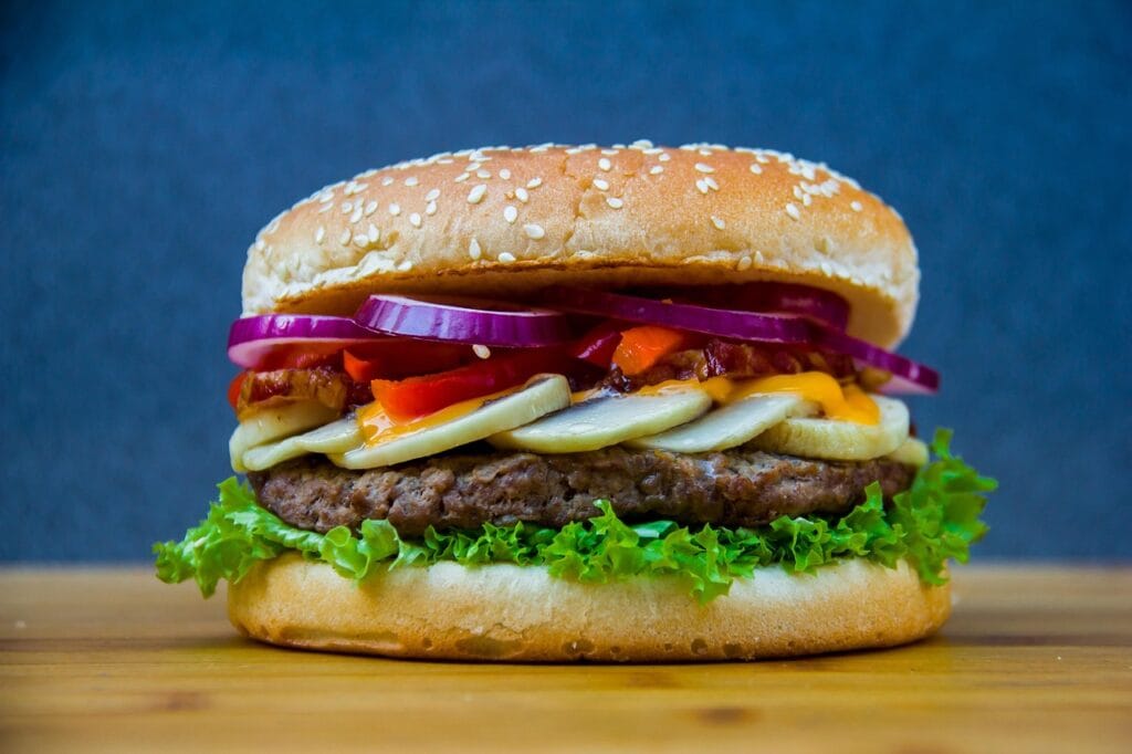 roll, bread, hamburger, food, breakfast, rolls, tomato, lettuce, burger, taste, tasty, a sandwich, america, cucumber, fast-food, edible, delicious, eat, cheese, burger, burger, burger, burger, burger