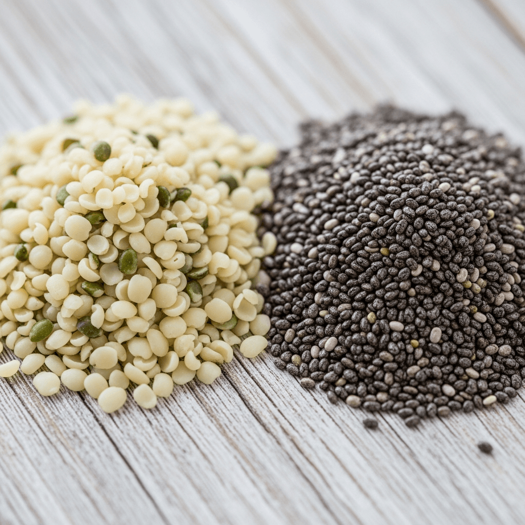 hemp seeds vs chia seeds