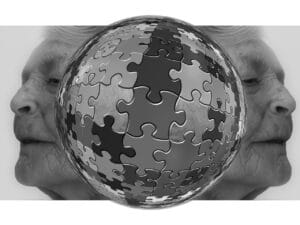 puzzle, think, woman, old, dementia, alzheimer's, brain, ghost, face, health, human, granny, maintenance, seniorin, seek, supply, dementia, brain, brain, brain, brain, brain