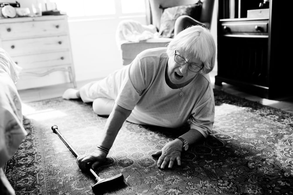 senior falling